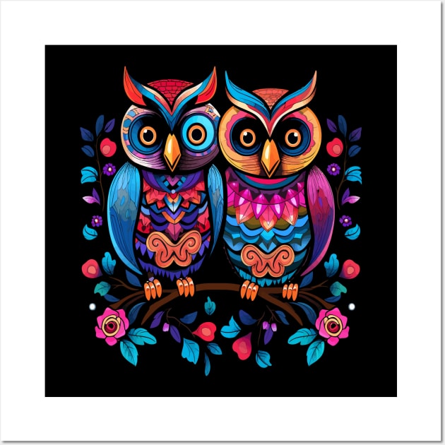 Owl Couple Valentine Wall Art by JH Mart